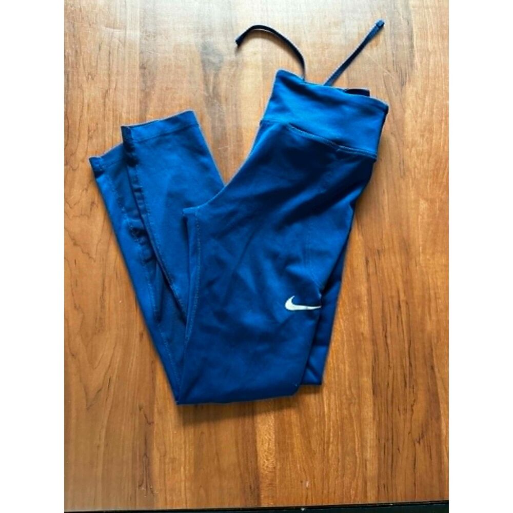 Nike Dri-Fit Navy Leggings - XS